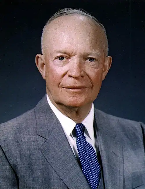 Dwight D. Eisenhower: From D-Day Commander to Cold War President 1 Dwight D. Eisenhower - Official portrait, 1959