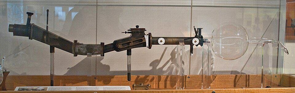 Replica of Aston's third mass spectrometer