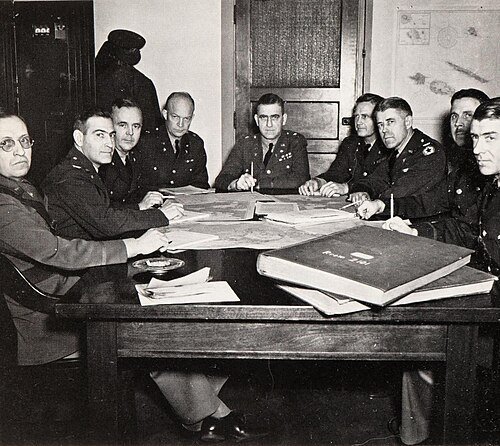 Dwight D. Eisenhower: From D-Day Commander to Cold War President 5 The meeting of War Plans Division, War Department General Staff in 1942