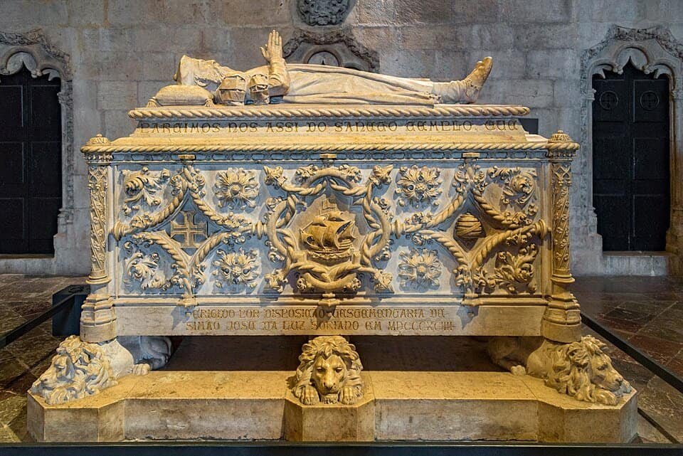 Vasco da Gama: The First Sea Route to India 7 Tomb of Vasco da Gama in the Jerónimos Monastery in Belém, Lisbon