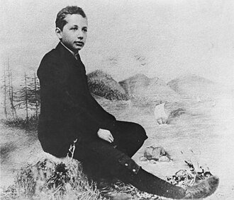 Einstein in 1893, age 14
