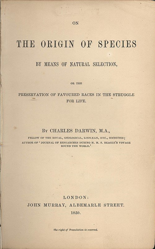Charles Darwin: From the HMS Beagle to the Theory of Evolution 6 Origin of Species