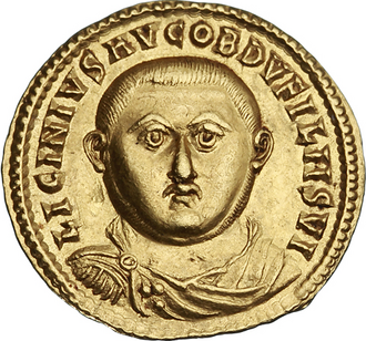 Gold aureus of the emperor Licinius