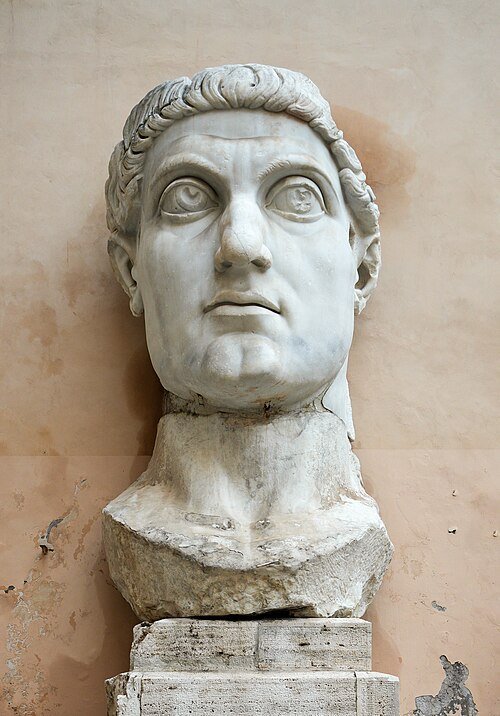 Head of the Colossus of Constantine, Capitoline Museums