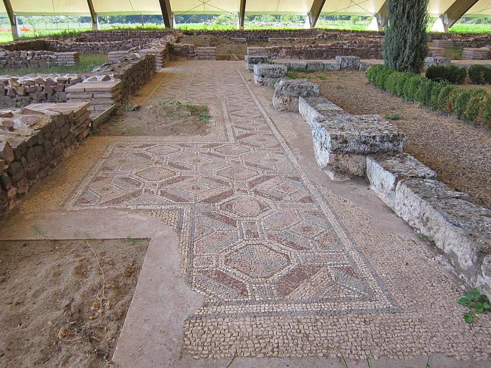 Remains of the luxurious residence palace of Mediana